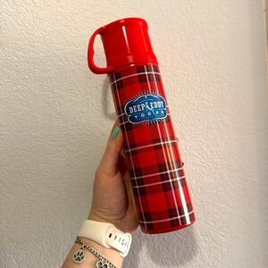 2/$20 Austin's Original Deep Eddy Vodka 8 Oz Red Flannel Thermos